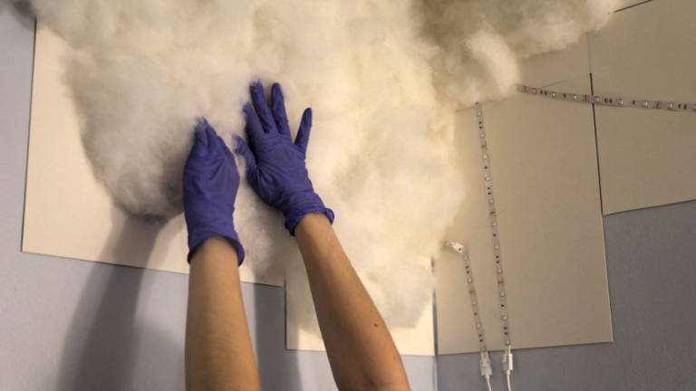 Cloud Ceiling Step 6