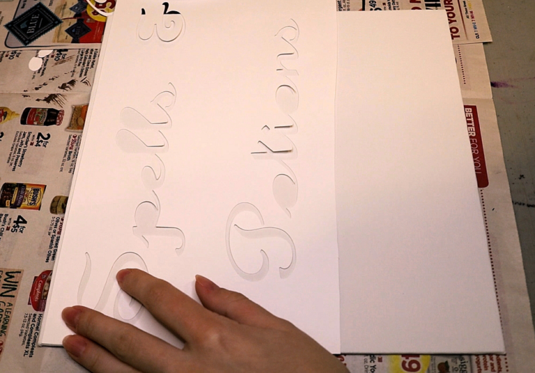 Glow In The Dark Sign Step 1