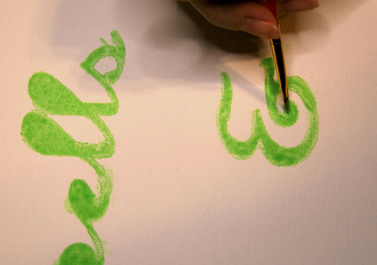 Glow In The Dark Sign Step 2-3