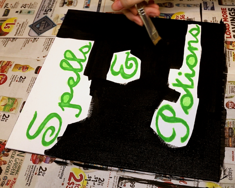 Glow In The Dark Sign Step 3-1