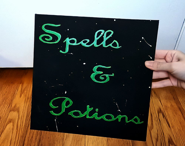 Glow In The Dark Sign Step 4